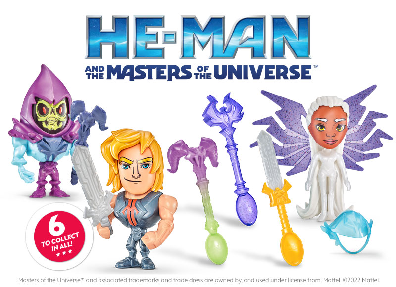 He-Man and the Masters of the Universe™ toys and spoons