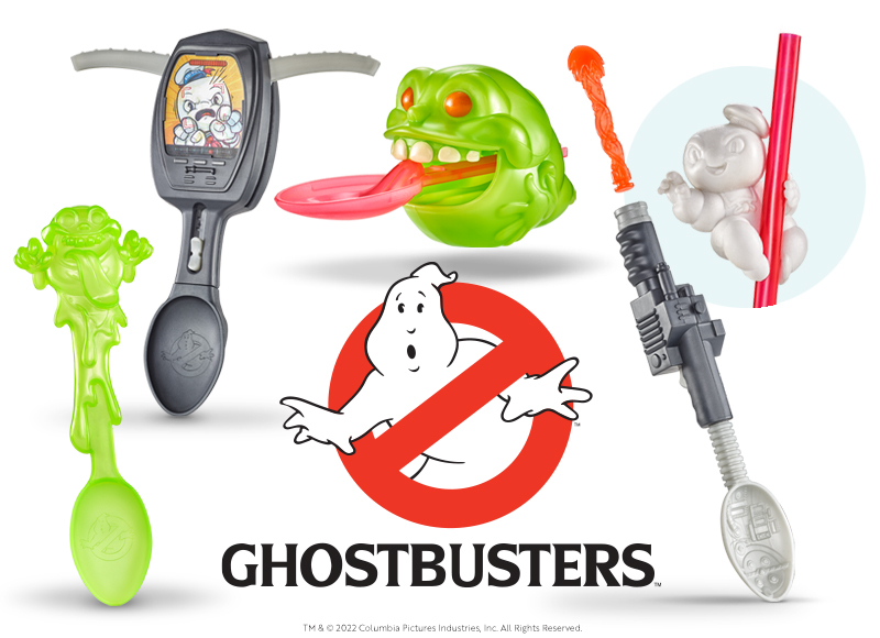Ghostbusters™ Spoons and Straw Buddy