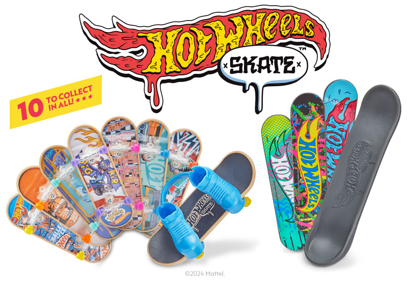 Hot Wheels Skate™ is coming to the SONIC® Wacky Pack® Kids Meal!