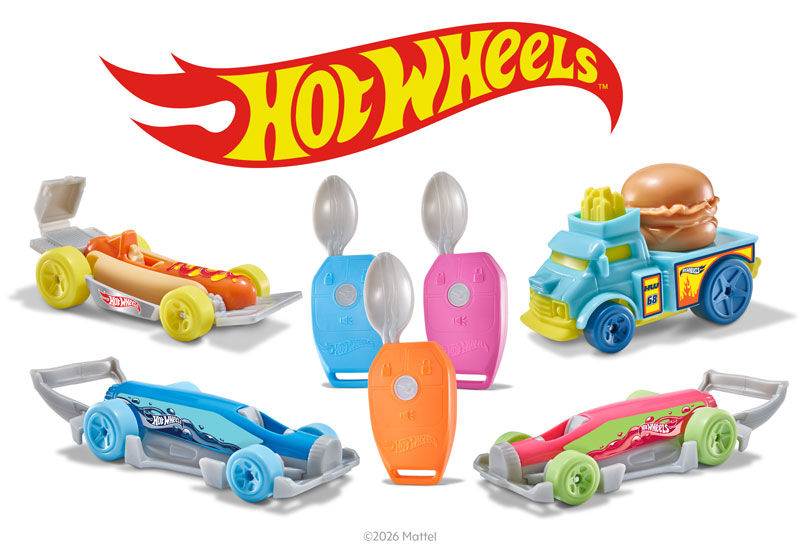 Hot Wheels are coming to the SONIC® Wacky Pack® Kids Meal!